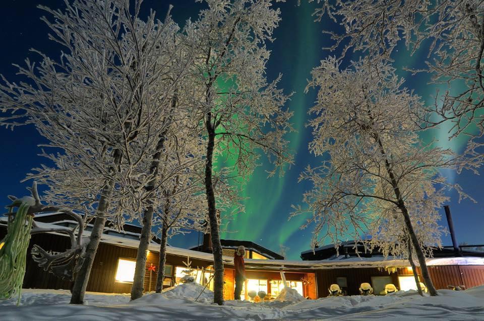 Máttaráhkká Northern Light Lodge Kiruna község Kültér fotó