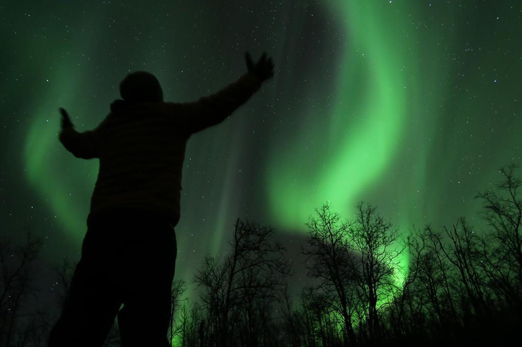 Máttaráhkká Northern Light Lodge Kiruna község Kültér fotó